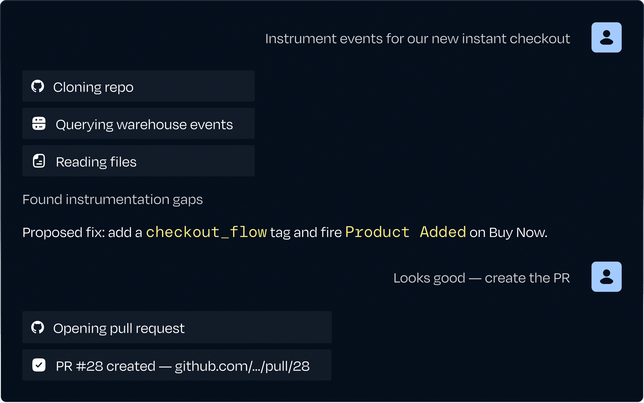 Solve tracking and build pipelines with agents