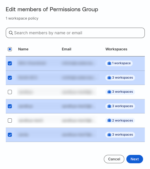 Add members to a group