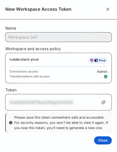 Create workspace level SAT